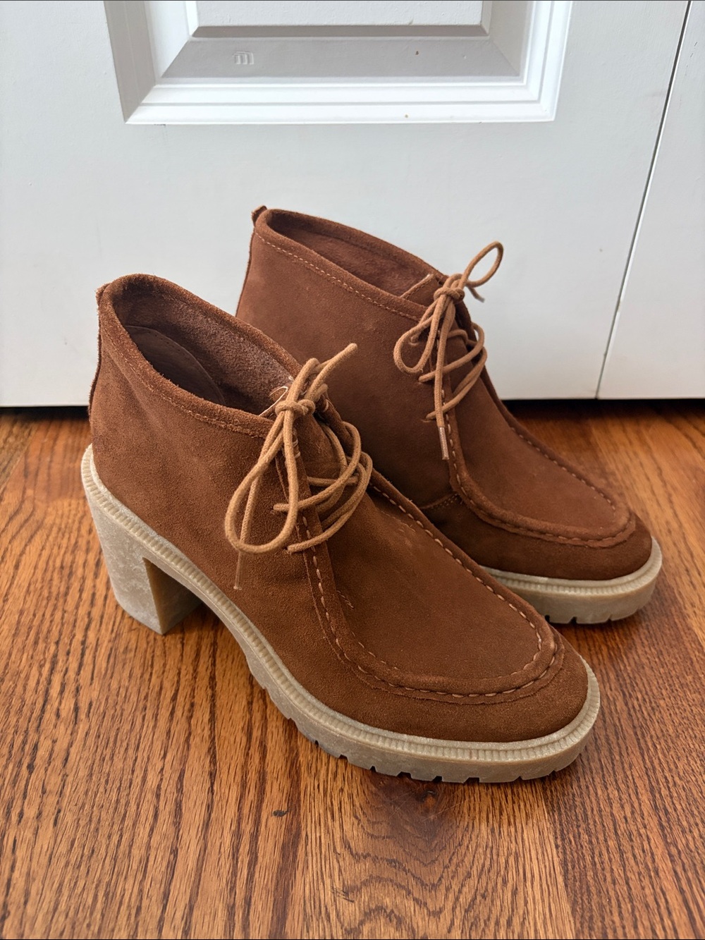 Lucky Brand Women's Hollia Lace-up Bootie Ankle Boot size 8